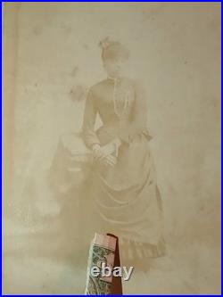 Antique African American Cabinet Lot 2 PASTOR & WIFE EVANSVILLE IND