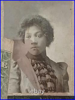 Antique African American CabinetCOLORED FEMALE KIRKSVILLE MO