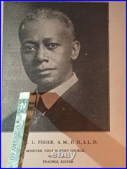 Antique African American CabinetREV C. L. FISHER SELMA ALABAMA