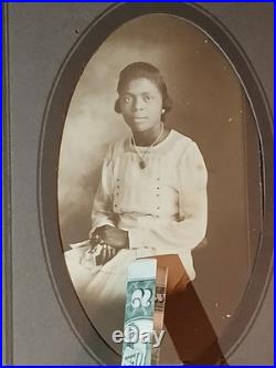 Antique African American Colored Female Student BISHOP COLLEGE MARSHALL TEXAS
