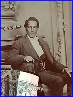 Antique African American FISK UNIVERSITY TINTYPE HBCU NASHVILLE TENNESSEE