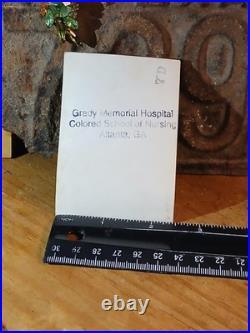 Antique African American GRADY COLORED NURSE HBCU ATLANTA GA