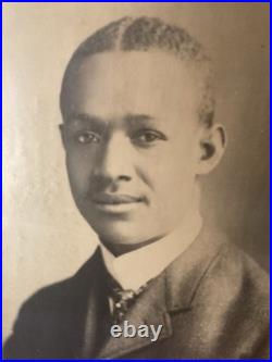 Antique African American Gentleman Portrait c. 1910-1925 Large 20x15