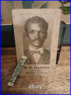 Antique African American H. D. Dartie C. C. B. A COLLEGE PALISTINE TEXAS