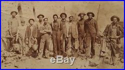 Antique African American Laborer Appalachian Iron Forge Waterboy West Va Photo