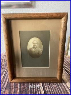 Antique African American Man Portrait Mounted Card Circa 1860