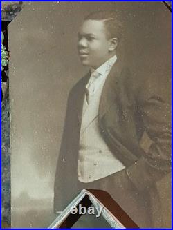 Antique African American Photos Colored Male HBCU COLLEGE STUDENT