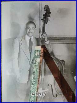 Antique African American RARE COLORED MUSICIAN SEATTLE PHOTO BY AL SMITH