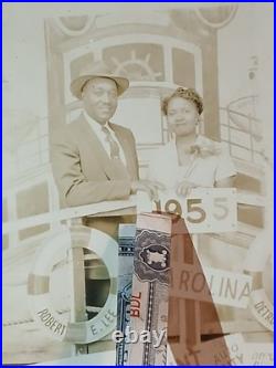 Antique African American1955 COLORED COUPLE ROBERT E LEE NORTH CAROLINA