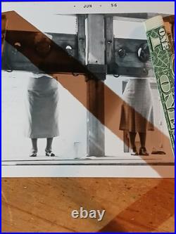 Antique African American1956COLORED FEMALES VISTING SLAVE CAMP WILLIAMSBURG VA