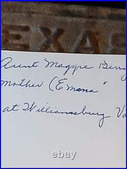 Antique African American1956COLORED FEMALES VISTING SLAVE CAMP WILLIAMSBURG VA