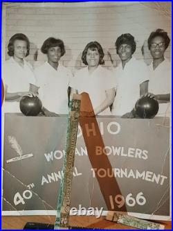 Antique African American1966 OHIO WOMEN BOWLERS 40TH ANNUAL TOURNAMENT