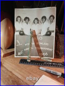 Antique African American1966 OHIO WOMEN BOWLERS 40TH ANNUAL TOURNAMENT
