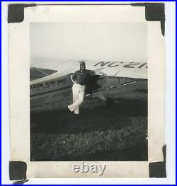 Antique Airport Nr Chicago Possible Tuskegee Airman Pilot Black Aviator IL Photo