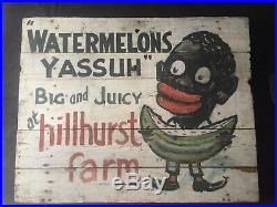 Antique Americana Watermelon Sign