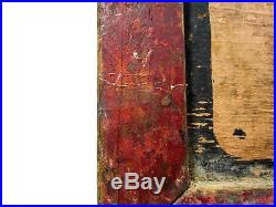 Antique BLACK AMERICANA SHOESHINE BOX 1890-1920 ELGIN IL AAFA Folk Art Primitive