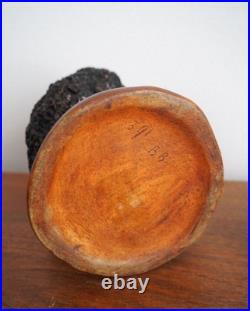 Antique Bernard Bloch Austrian Tobacco Jar Humidor Black Americana Young boy