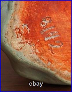 Antique Bernard Bloch Austrian Tobacco Jar Humidor Black Americana Young girl Antique Bernard Bloch Austrian Tobacco Jar Humidor Black Americana Young girl