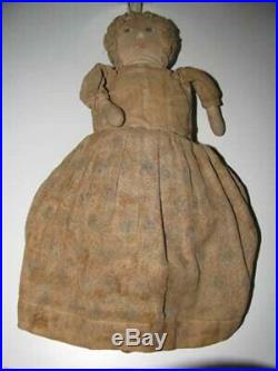 Antique Black Americana Cloth Doll 14