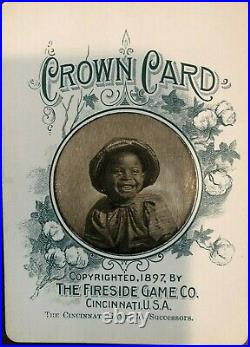 Antique Black Americana Dixieland Playing Card Game 1118 Fireside Cincinnati Oh