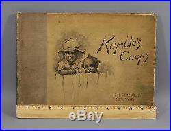 Antique Black Americana Edward Kembles Coons Collection Southern Sketches Book
