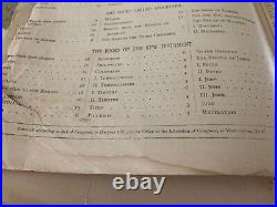 Antique Black Americana Family Texas Bible Wilson Mays Tisdale 1883