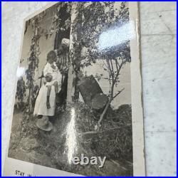 Antique Black Americana RPPC Mother And child Black FacePostcardRareRead All