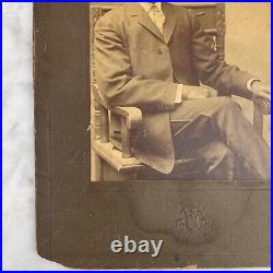 Antique Black White AFRICAN AMERICAN Photograph Estate Find Cabinet Card