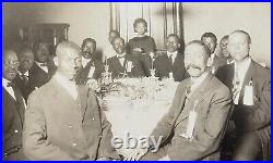 Antique Bryant Studio JOHN SWARTZ'African American Men's Group' Ft Worth PHOTO