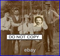 Antique Butch Cassidy Gang Genuine, Outlaw Cowboy Group Tintype Photo Antique Butch Cassidy Gang Genuine, Outlaw Cowboy Group Tintype Photo
