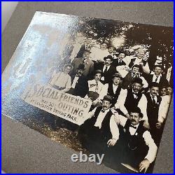 Antique Cabinet Card Group Photograph Men Social Friends Outing Lancaster PA