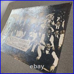 Antique Cabinet Card Group Photograph Men Social Friends Outing Lancaster PA