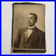 Antique Cabinet Card Photograph Handsome Black African American Man Mustache