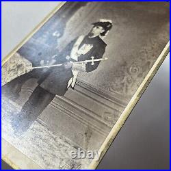 Antique Cabinet Card Photograph Man Knights Templar Freemasonry Allentown PA
