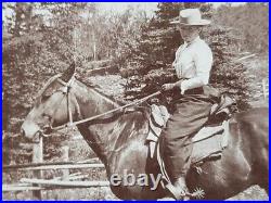 Antique Cabinet Photo Lot Cowboy/COWGIRL Aspen Ashcroft COLORADO Pitkin County