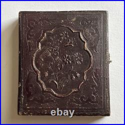 Antique Cased Daguerreotype Photograph Dapper Handsome Young Man Great Attire