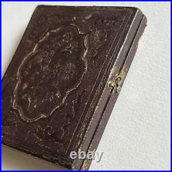 Antique Cased Daguerreotype Photograph Dapper Handsome Young Man Great Attire