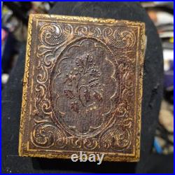 Antique Daguerreotype Full Case Young Haunting Handsome Victorian Man