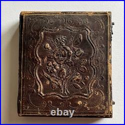 Antique Daguerreotype Photograph Adorable Little Girl Sweet & Ghostly In Case