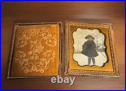 Antique Daguerreotype Photograph Adorable Little Girl Sweet & Spooky Barn! F/S