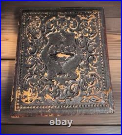 Antique Daguerreotype Photograph Adorable Little Girl Sweet & Spooky Barn! F/S