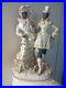 Antique Elegant Black Americana German Porcelain Figurine Scene Man Woman GREAT