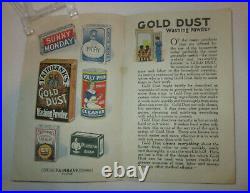 Antique GOLD DUST TWINS & Other FAIRBANKS SOAP PRODUCTS Advertising Booklet