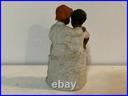 Antique German Heubach Bisque Porcelain Black Americana A Dark Secret Figurine