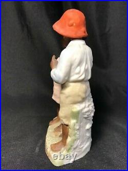 Antique Heubach A Dark Secret German Figurine Black Americana 6 1/4