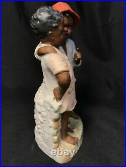 Antique Heubach A Dark Secret German Figurine Black Americana 6 1/4