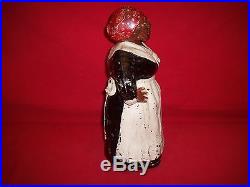 Antique Hubley 12 Mammy Door Stop Great Original Paint