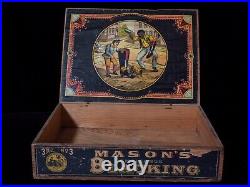 Antique MASON'S CHALLENGE BLACKING Country Store Display Box-Black Americana