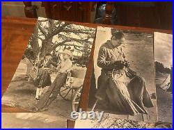 Antique Native American Indians Blackfeet 12 Original B&W PHOTOGRAPHS