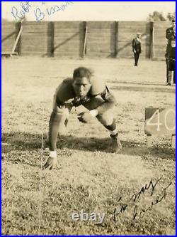 Antique Old Negro League Baseball Robert Bissant Autograph Photo Memphis Tn